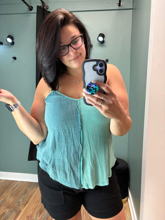 Relaxed Teal Tank