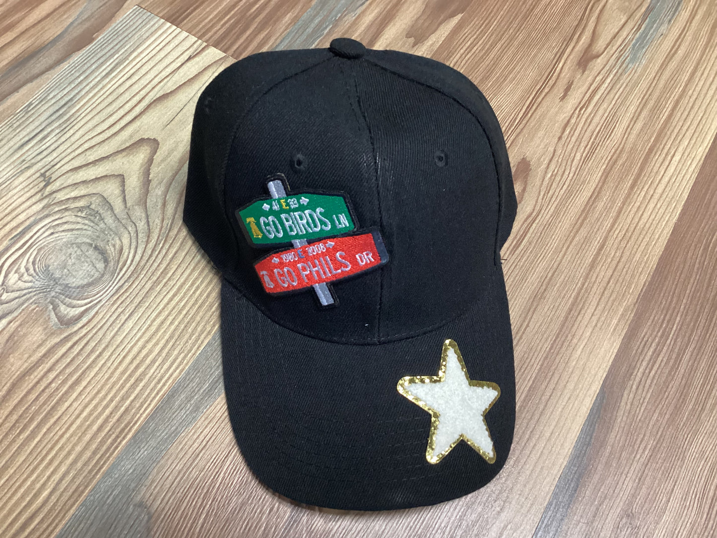 Black Custom Football Hat