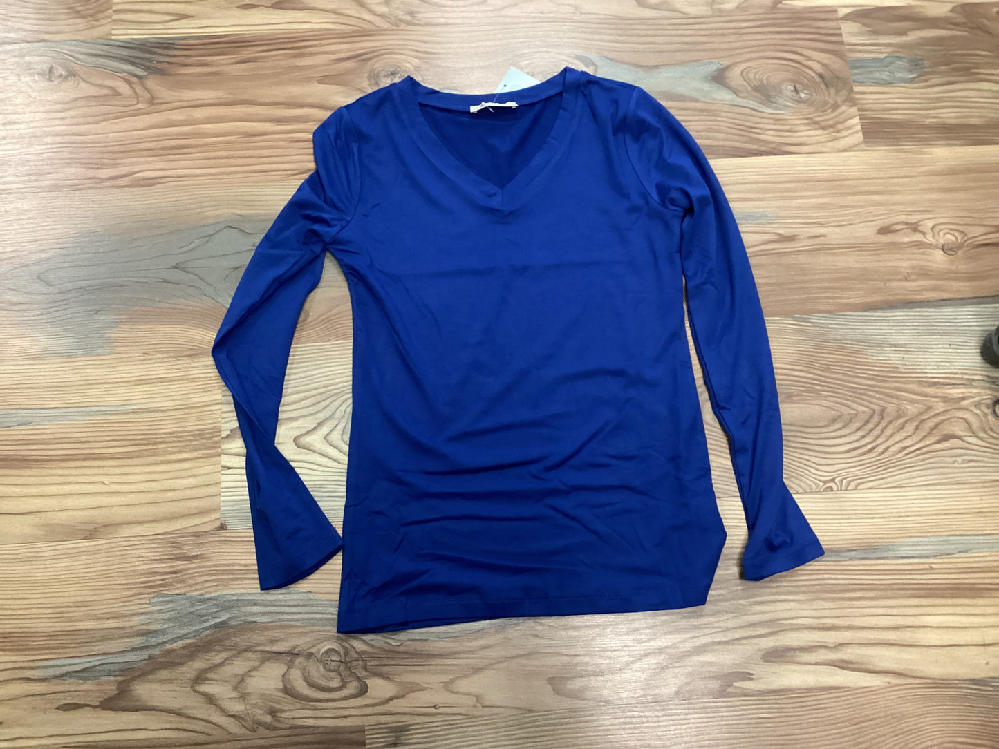 Zenana Softy V Neck Royal Blue