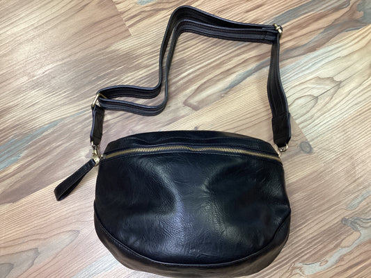 Black Laura Contrast Strap Sling