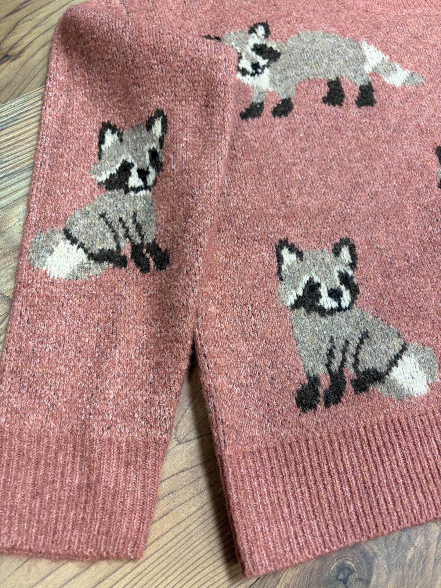 Raccoon Mauve Knit