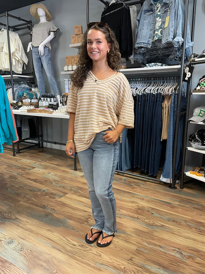 Judy Blue Side Panel Medium Wash High Waist