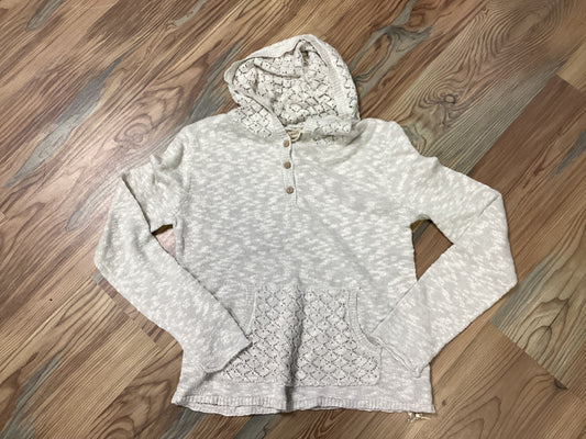Oatmeal Knit Lace Hoodie