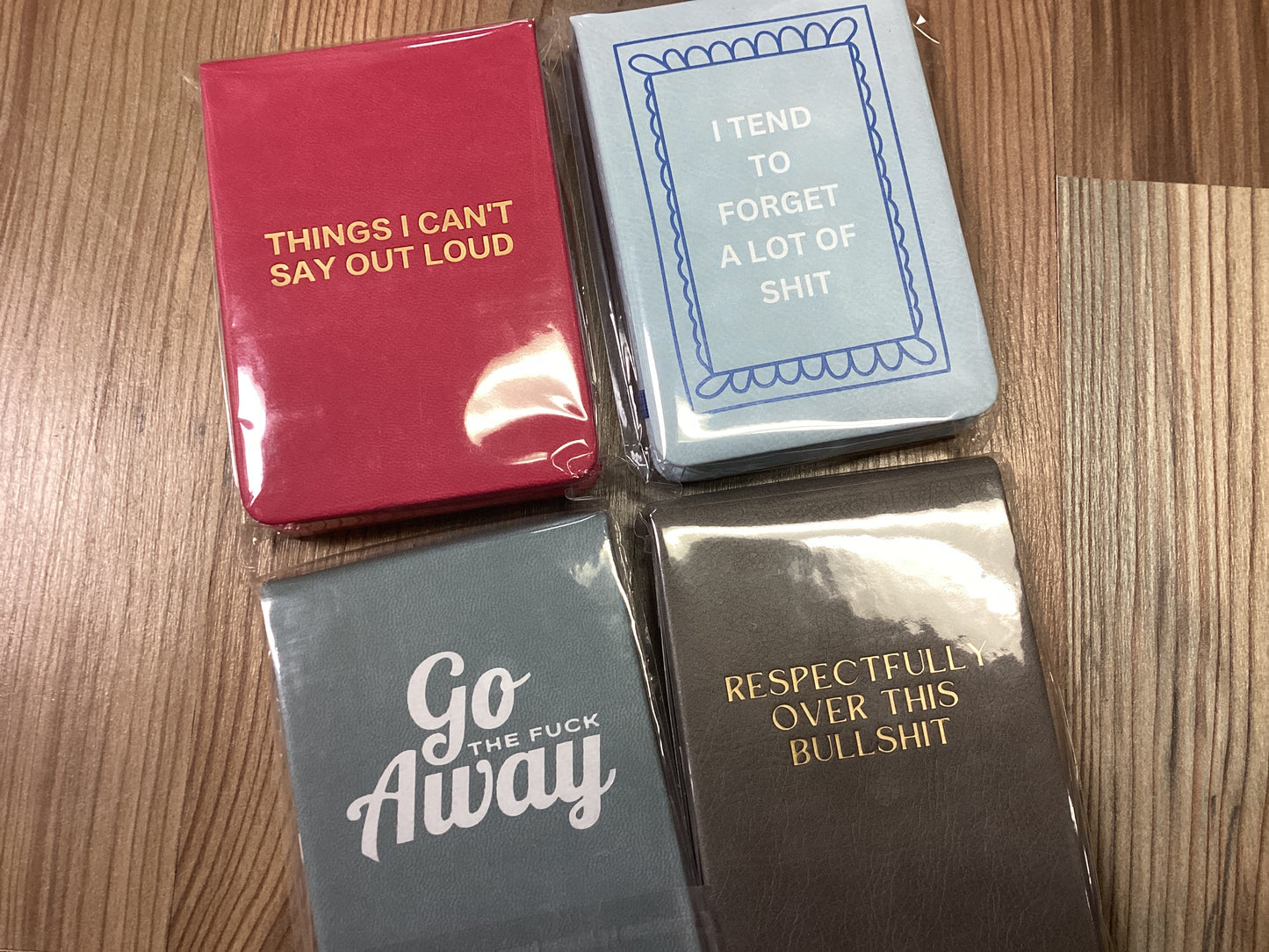 Funny Leatherette Pocket Notebook