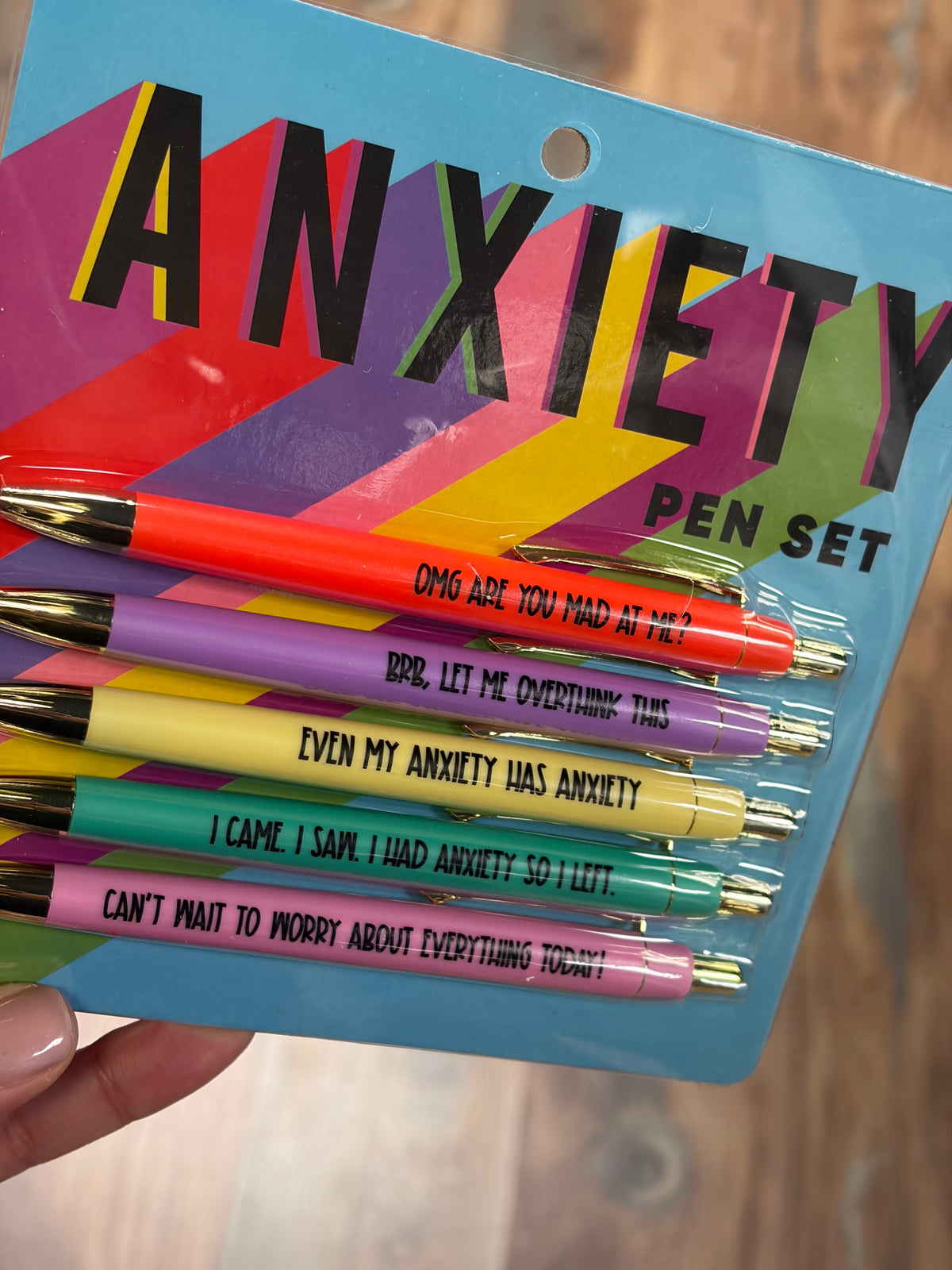 Anxiety Pen Set