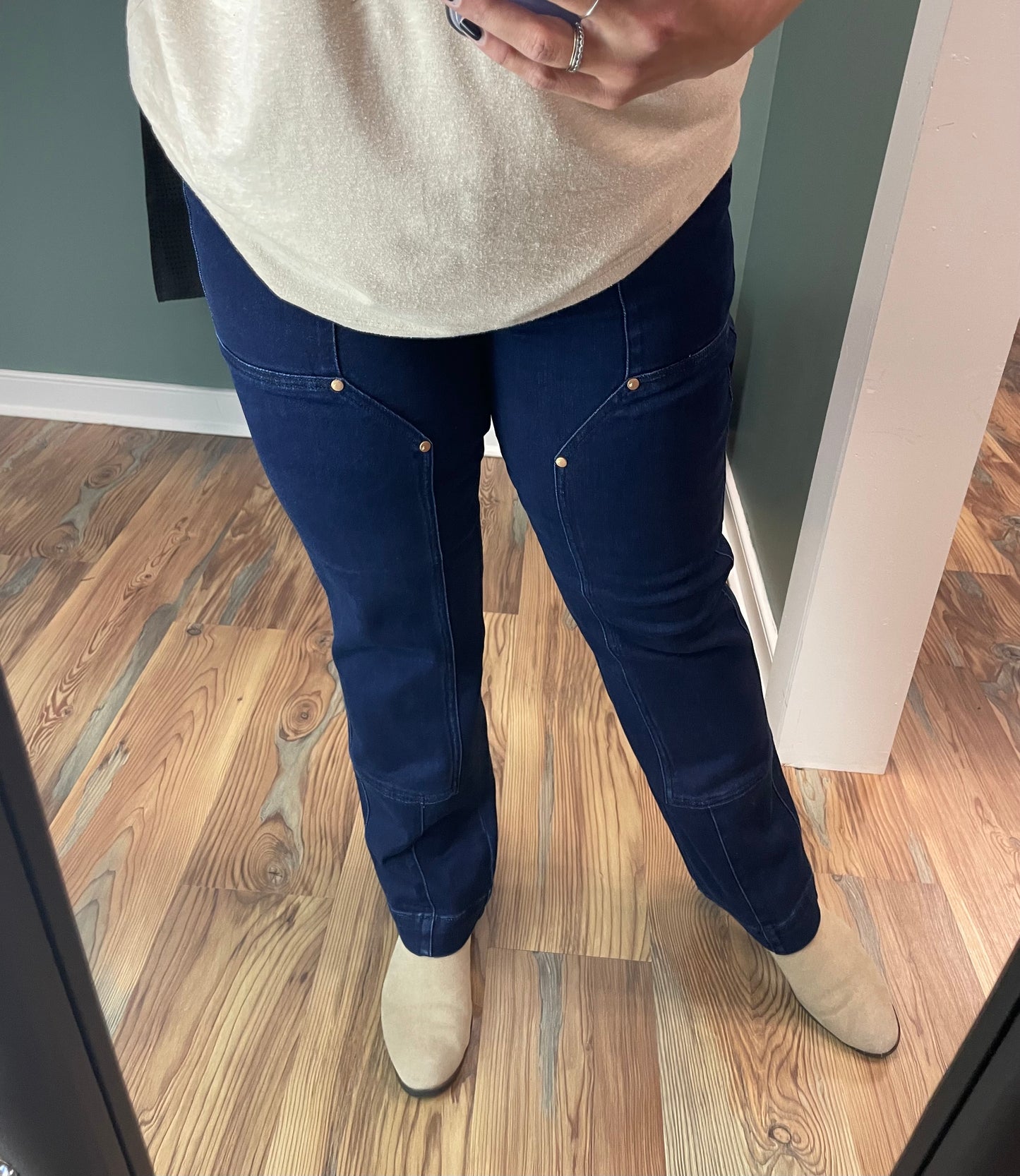 Judy Blue Work Wear Knee Jeans