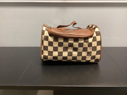 Checkered Travel Bag