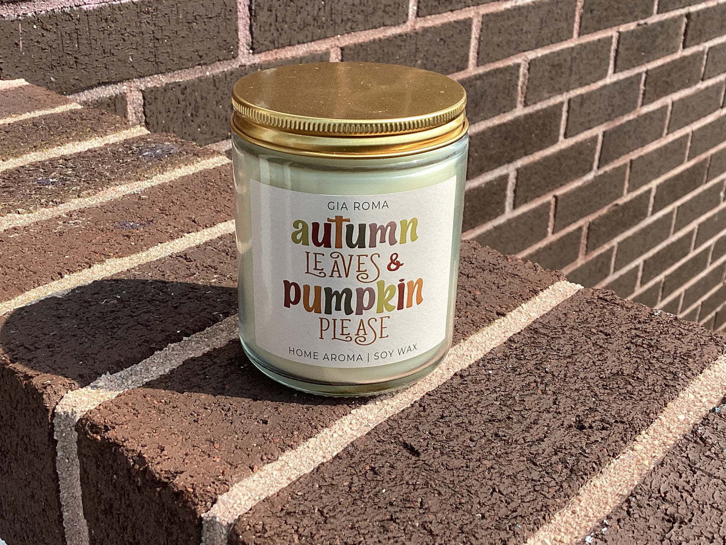 Autumn Leave Candle