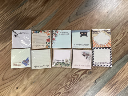 Sassy Post-It Note Pad