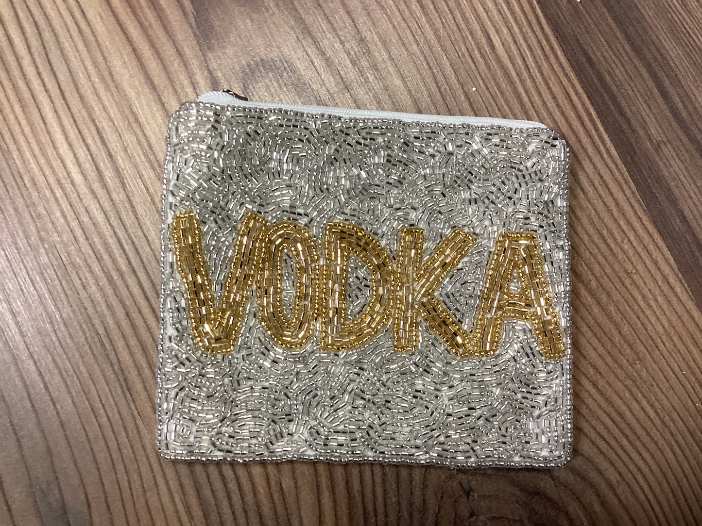 Vodka Seed Bead Coin Purse