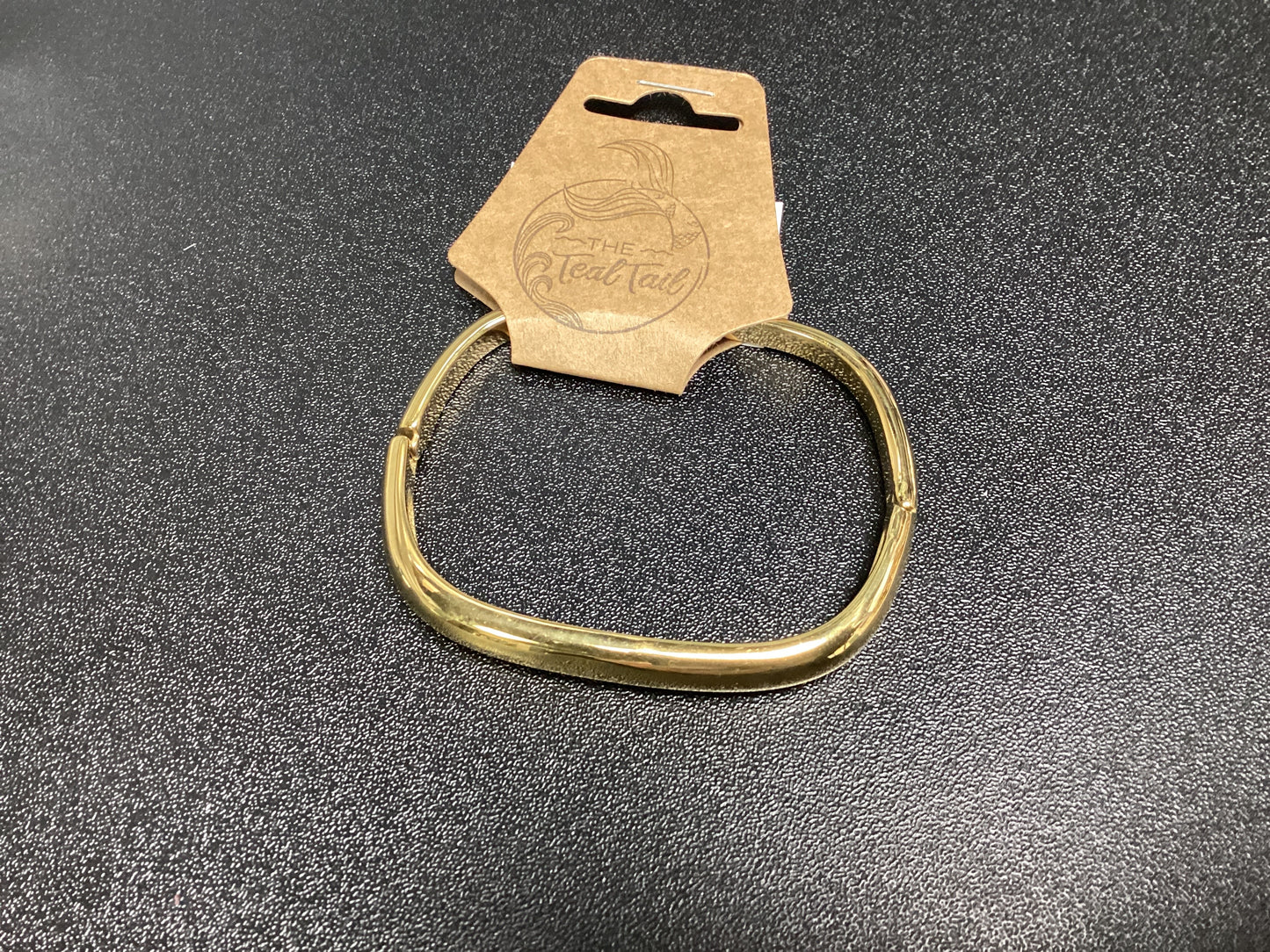 Gold Square Clip Bracelet