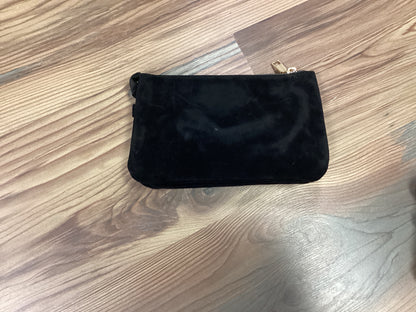 Faux Suede Wristlet/Crossbody