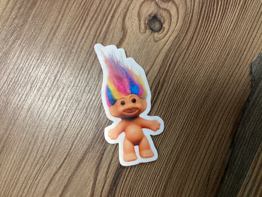 Rainbow Troll Sticker