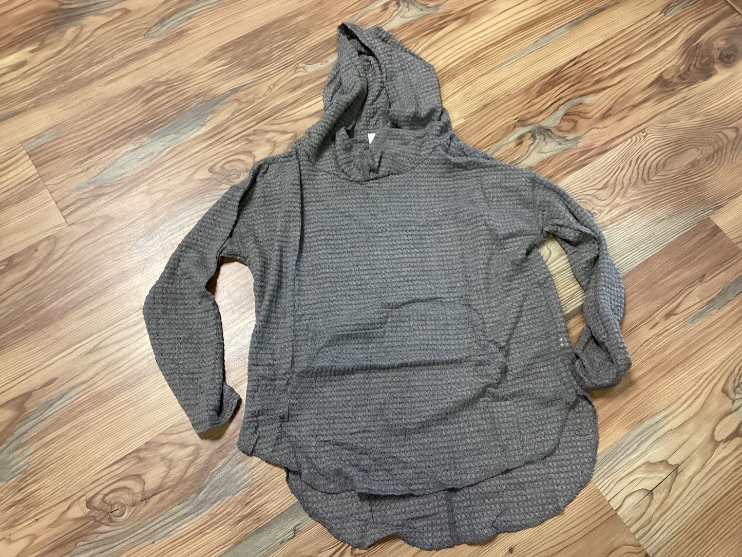 Grey Waffle Hoodie