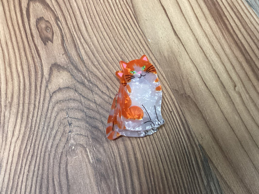Orange Cat Clip