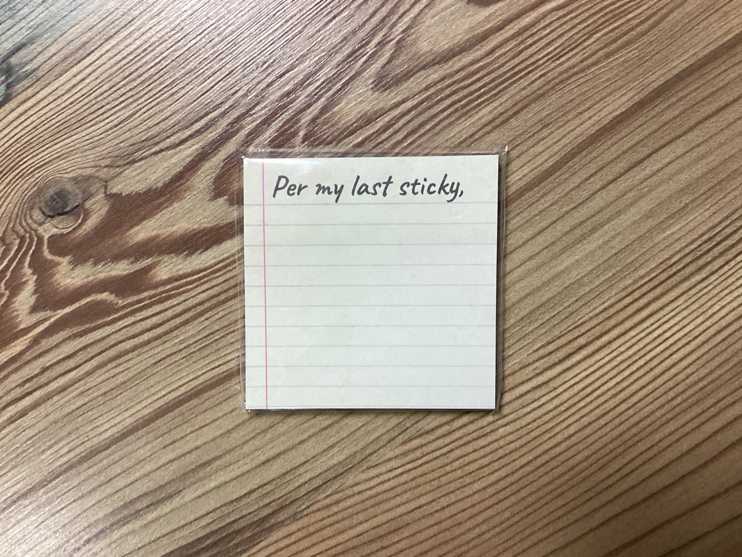 Sassy Post-It Note Pad