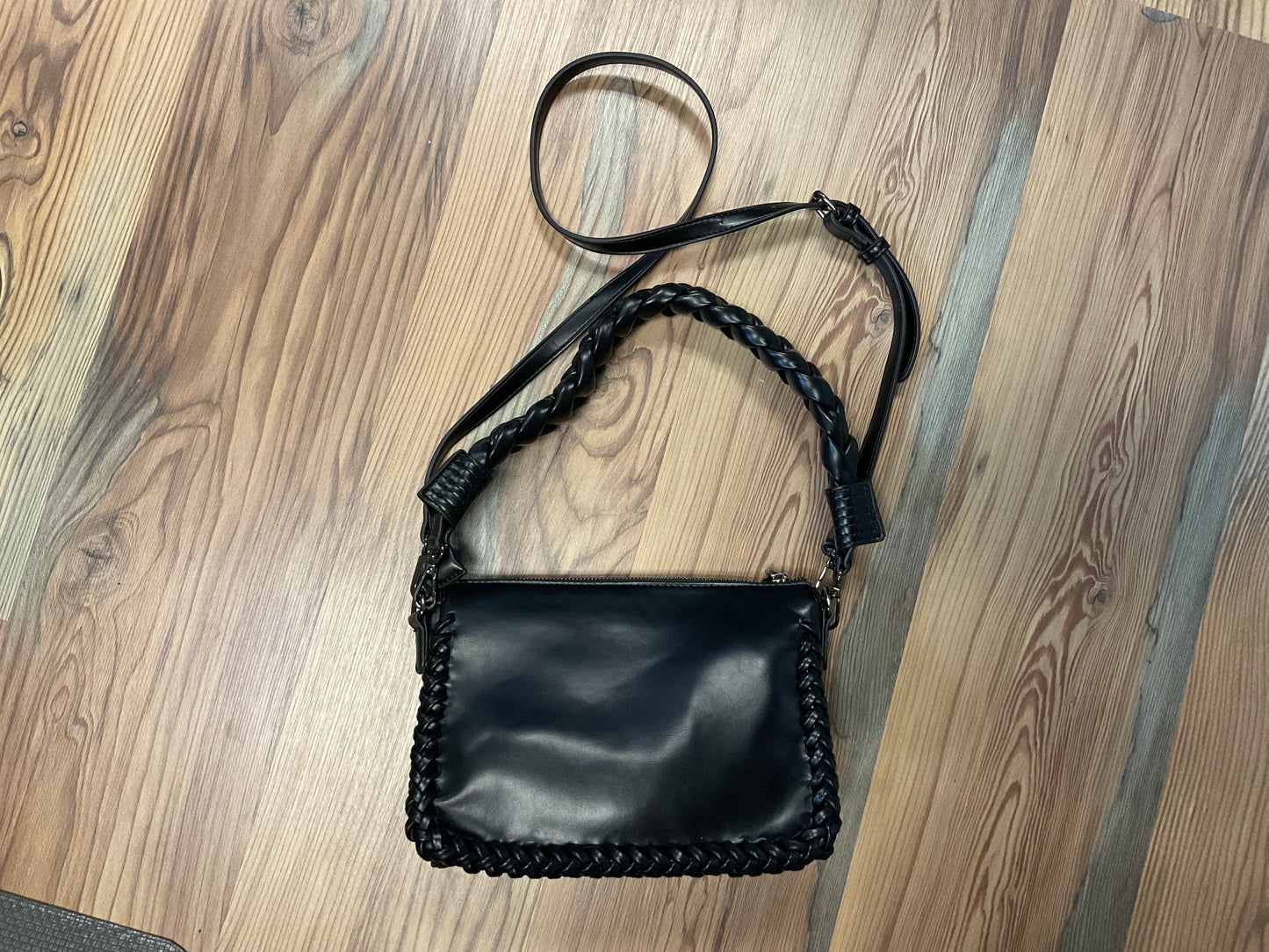 Black Braided Trim Purse