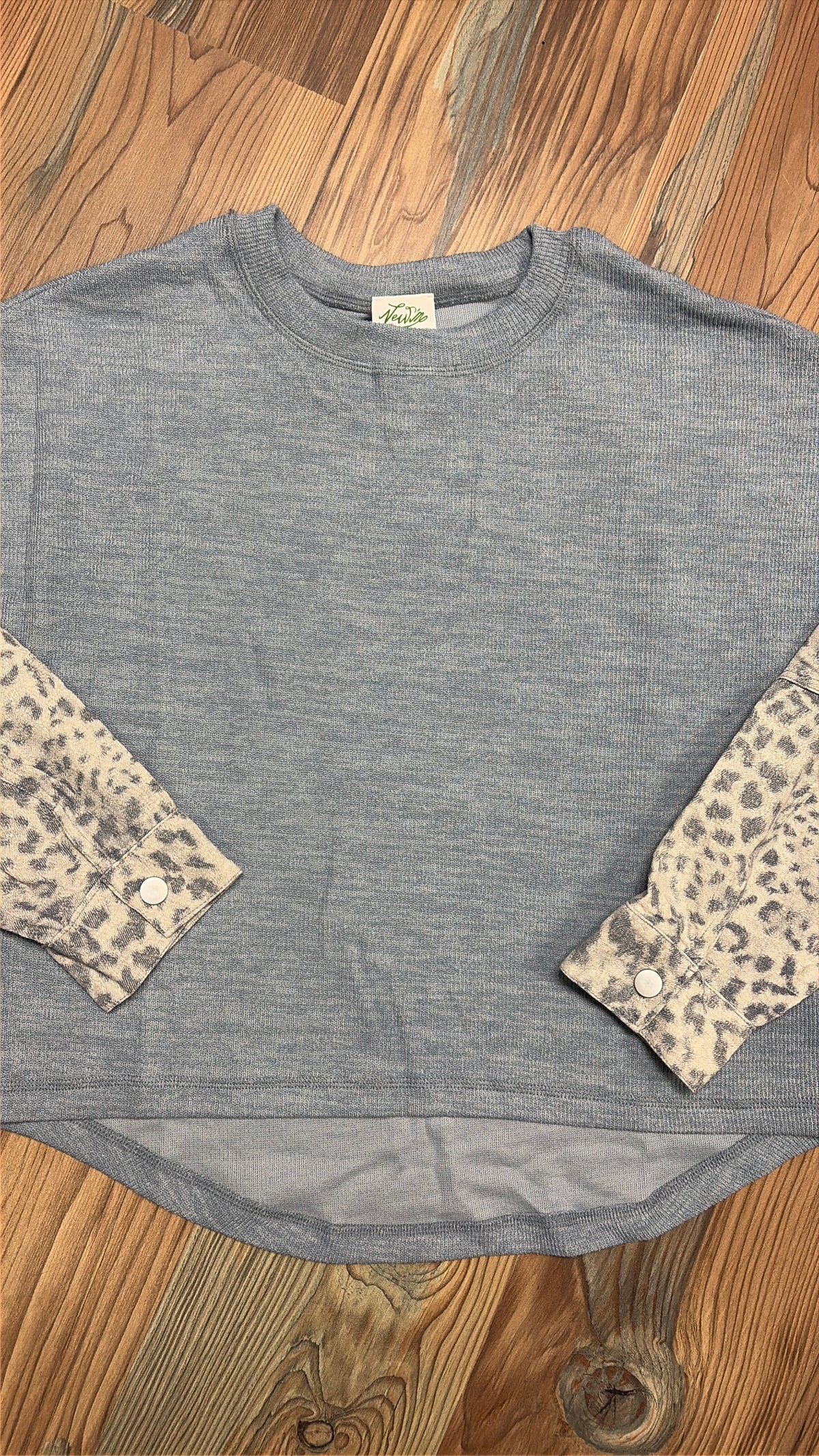 Blue Leopard Long Sleeve