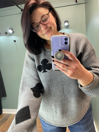 Playing Card Sweater