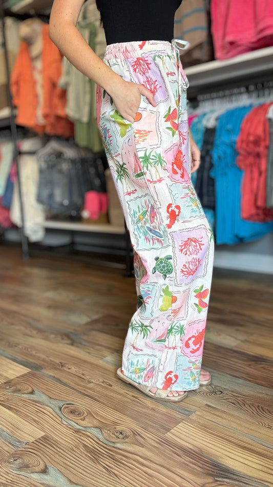 Nautical Summer Pants