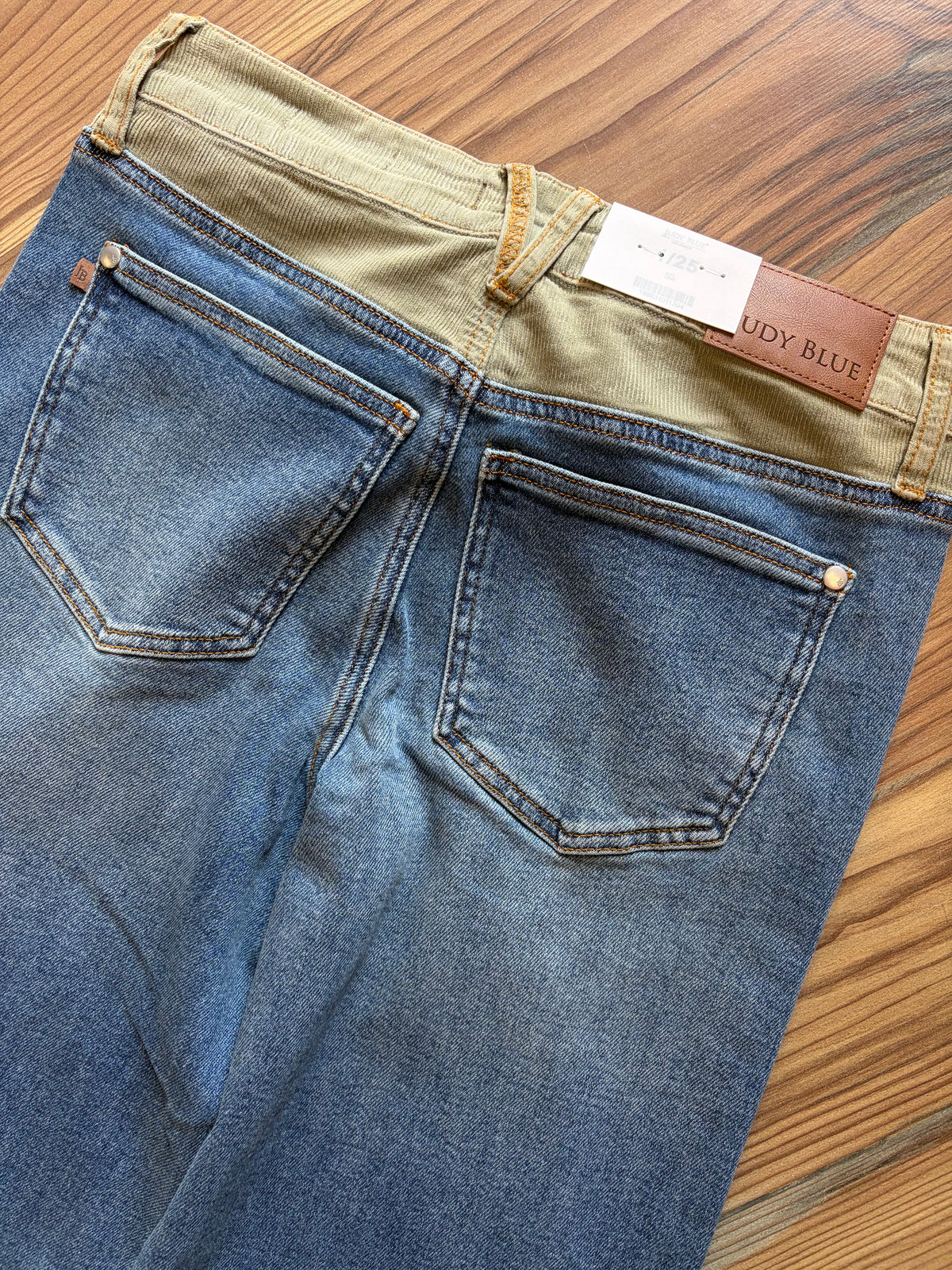 Judy Blue Corded Mid Rise Straight