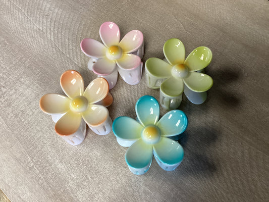 Spring Flower Claw Clip