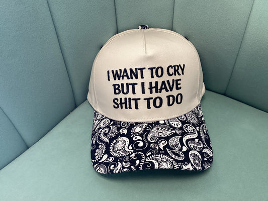 Want To Cry Hat