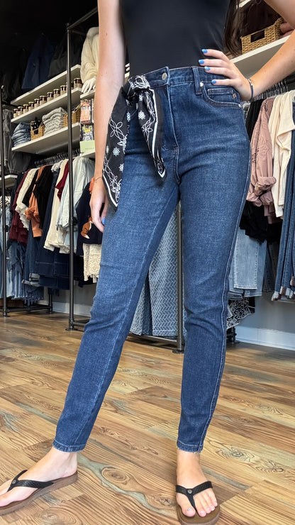 Judy Blue High Waist Bandana Skinny
