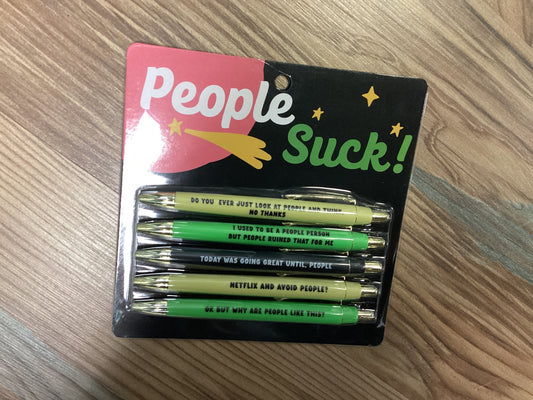 People Suck Pen Set