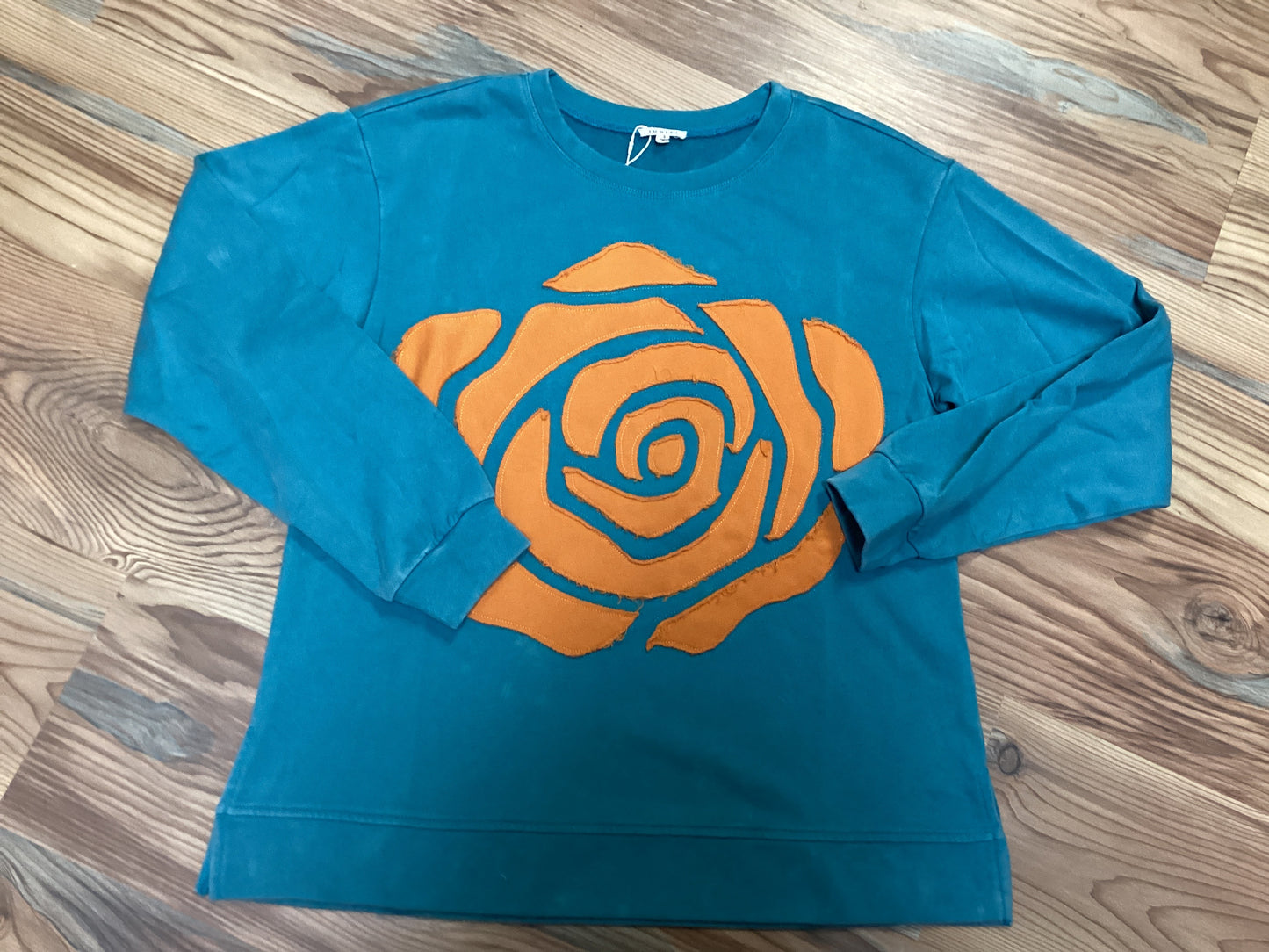 Orange Flower Long Sleeve