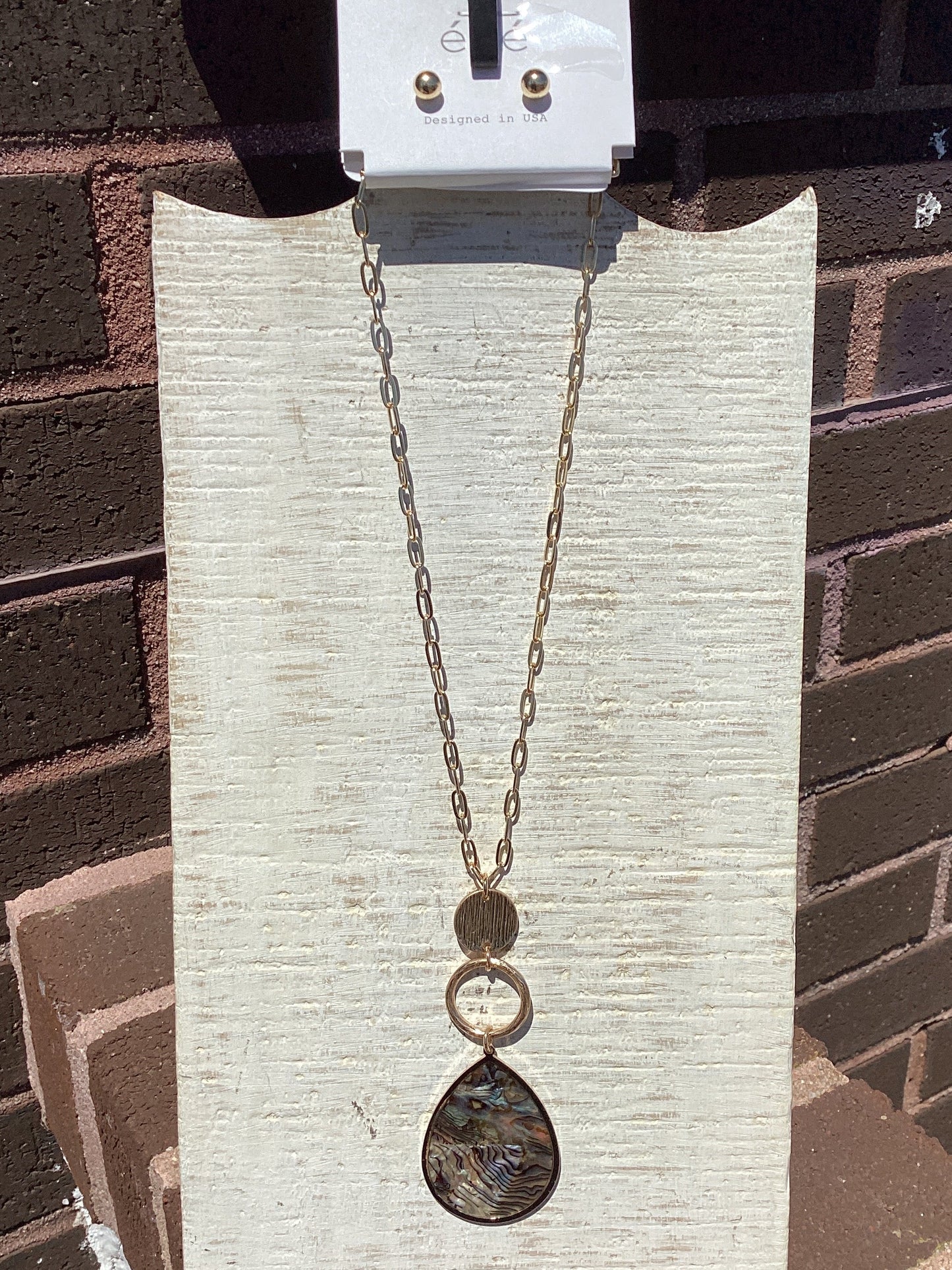 Dark Pearl Tear Drop Set