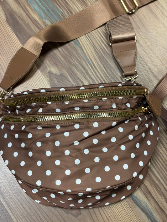 Coffee Polka Dot Nylon Sling