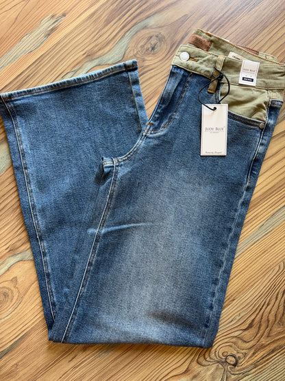Judy Blue Corded Mid Rise Straight