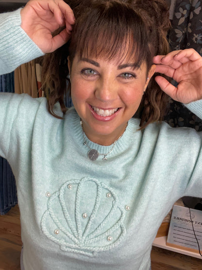 Pearl Shell Sweater