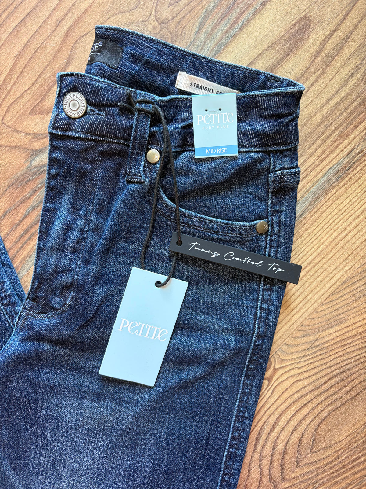 Judy Blue Dark Mid Rise Petite