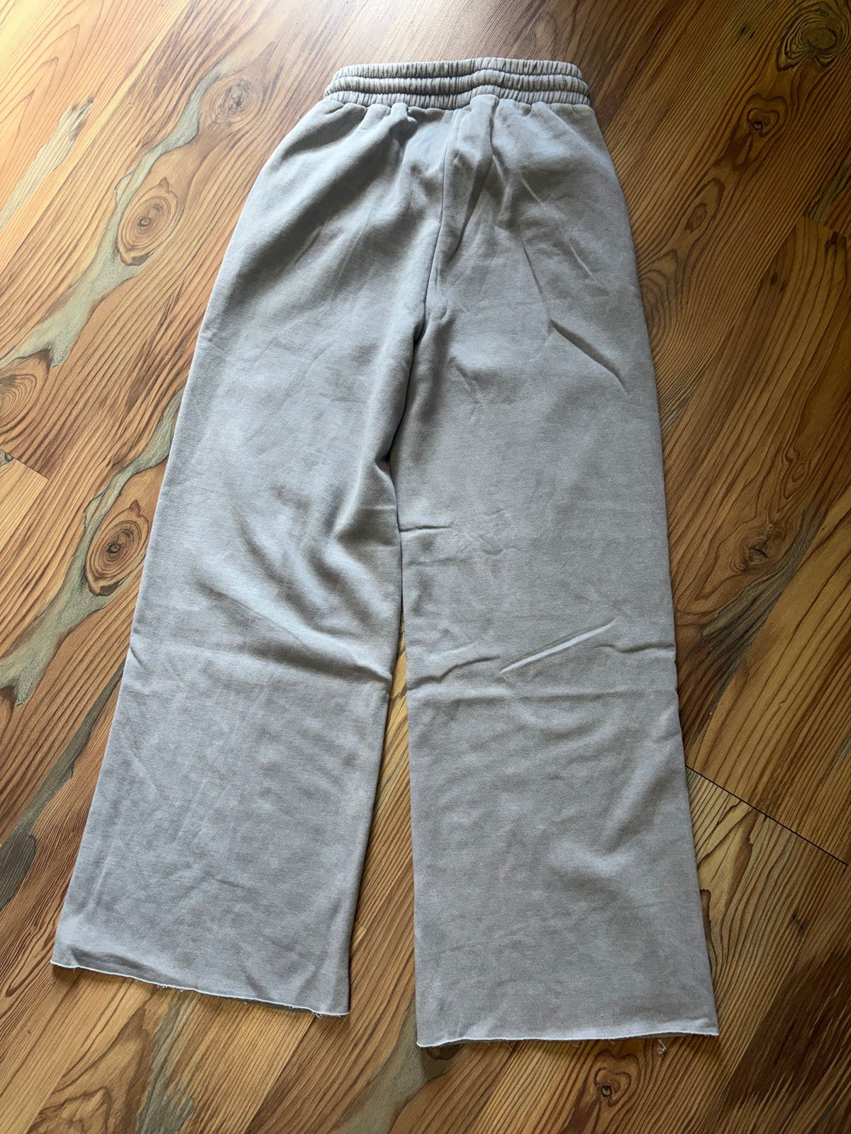 Sleet Acid Wash Fleece Wide Leg