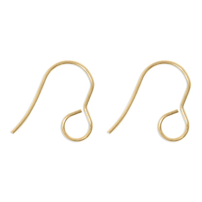 20pc 18K Gold PVD Stainless Steel Wire Earring Hooks