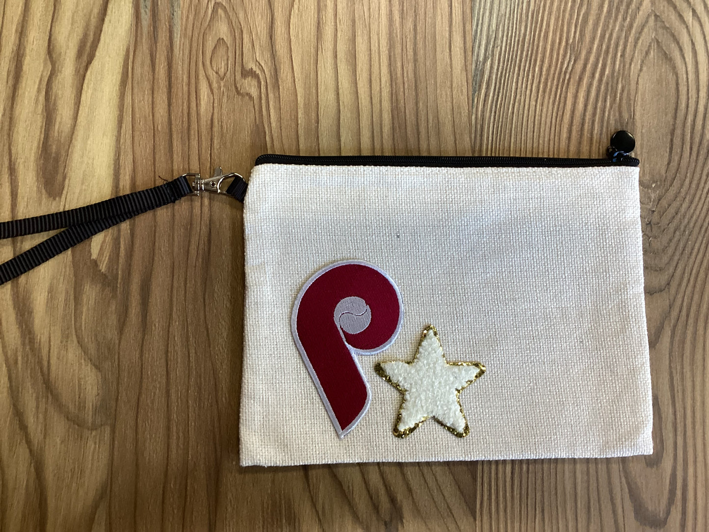 Baseball Custom Zip Pouch