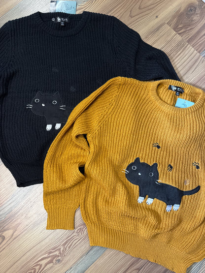 Scaredy Cat Sweater