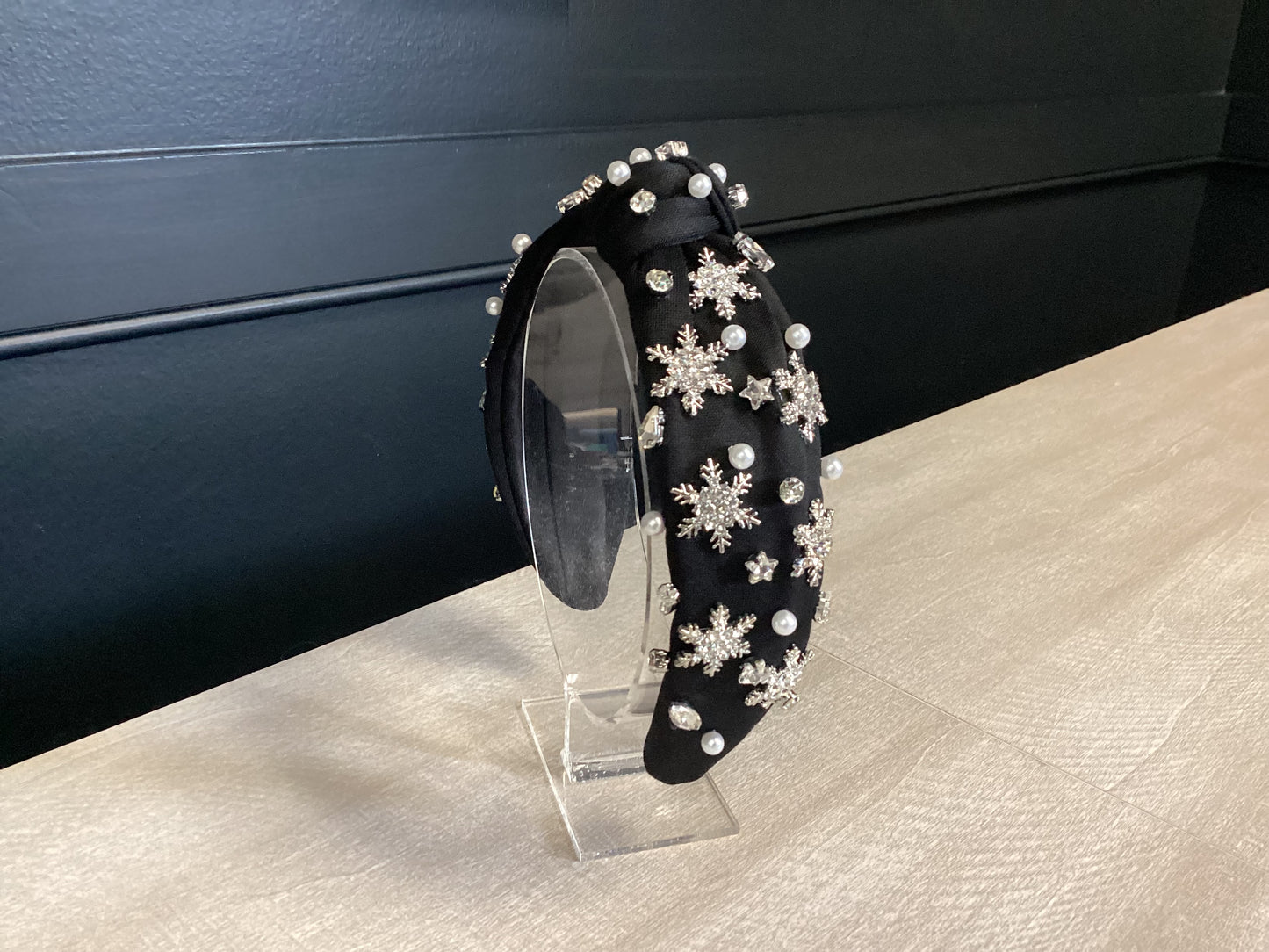 Snowflake Top Knot Headband