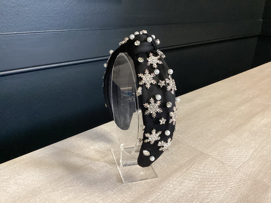 Snowflake Top Knot Headband