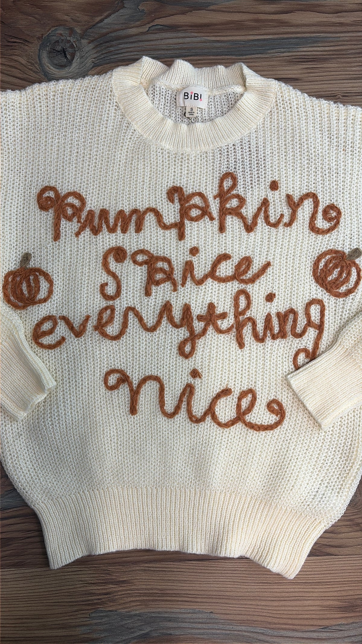 Pumpkin Spice Knit