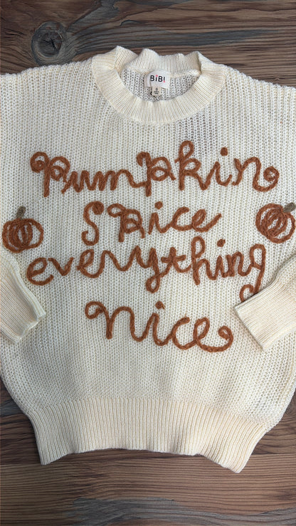 Pumpkin Spice Knit