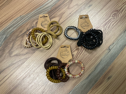 Phone Cord Hair Tie Set