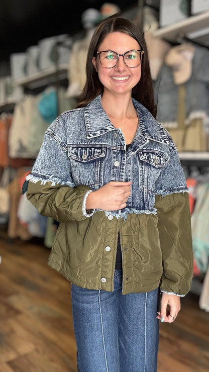 Mixed Media Jacket