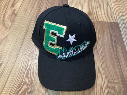 Black Custom Football Hat