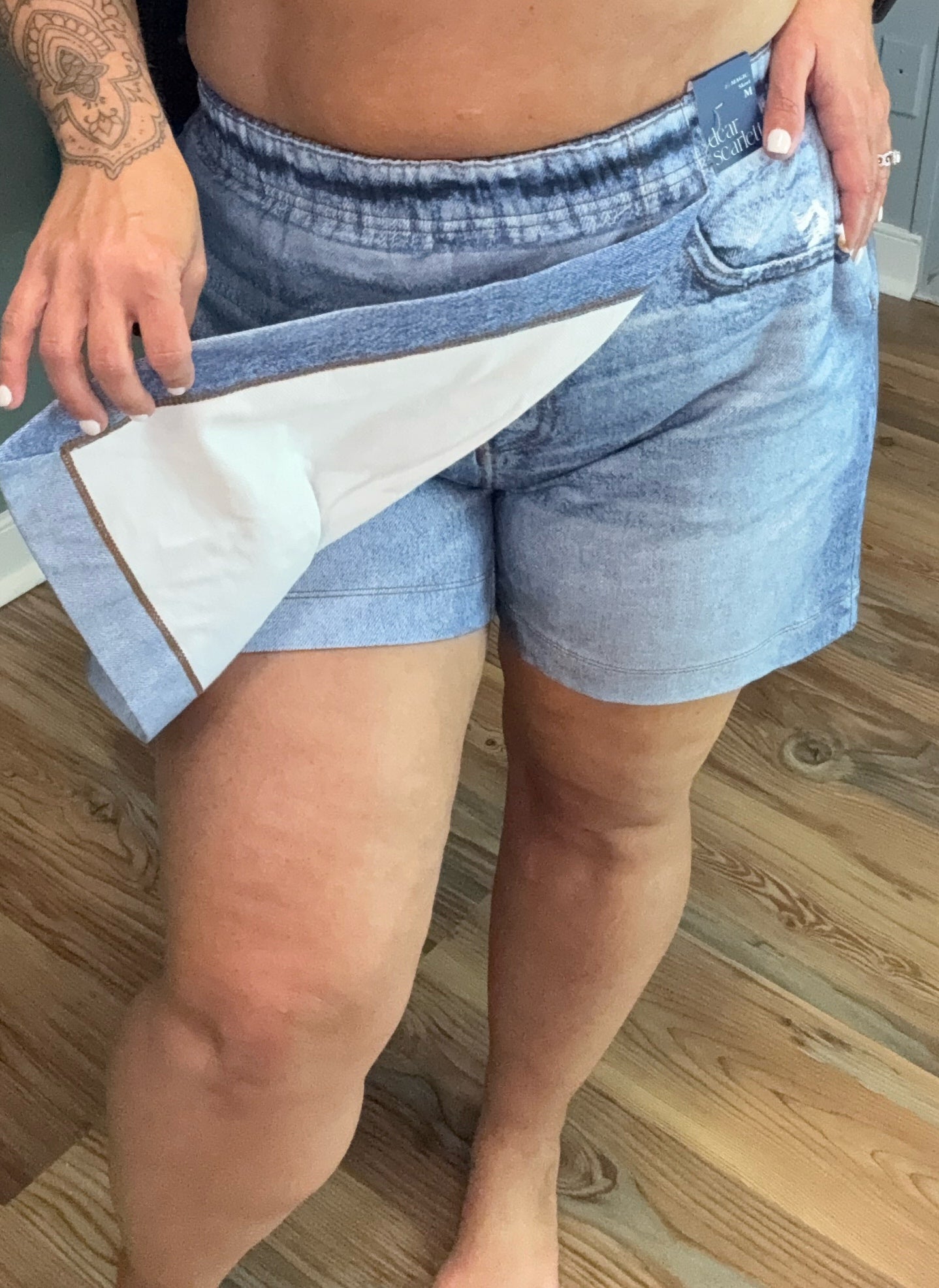 Zenim Dark Pull On Skort