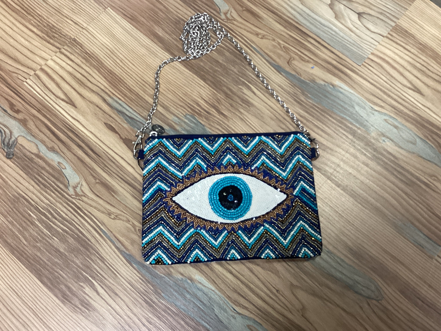 Evil Eye Beaded Crossbody