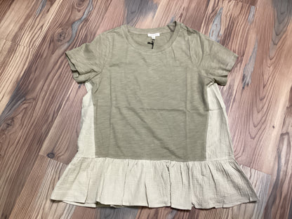 Sage T Shirt Gauze Top