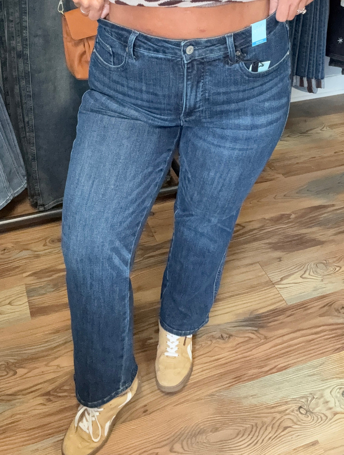 Judy Blue Dark Mid Rise Petite